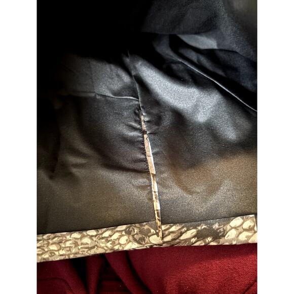 Boston Proper Sheath Dress Women's Size 6 Animal Print Satin Sleeveless Mini - Picture 12 of 15